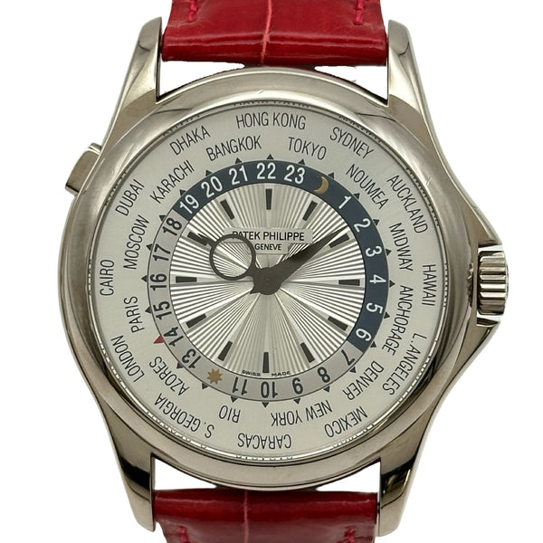 パテック・フィリップ PATEK PHILIPPE コンプリケーション ワールドタイム 5130G-001 シルバー ホワイトゴールド 自動巻き メンズ 腕時計 パテック・フィリップ PATEK PHILIPPE コンプリケーション ワールド