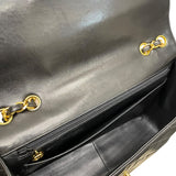 シャネル CHANEL デカマトラッセ30 A04412 4番台 ブラック ゴールド金具 ラムスキン レディース ショルダーバッグ