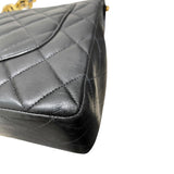 シャネル CHANEL デカマトラッセ30 A04412 4番台 ブラック ゴールド金具 ラムスキン レディース ショルダーバッグ