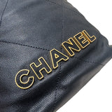 シャネル CHANEL CHANEL22　ミニ AS3980 ブラック ソフトキャビアスキン　ゴールド金具 レディース ショルダーバッグ