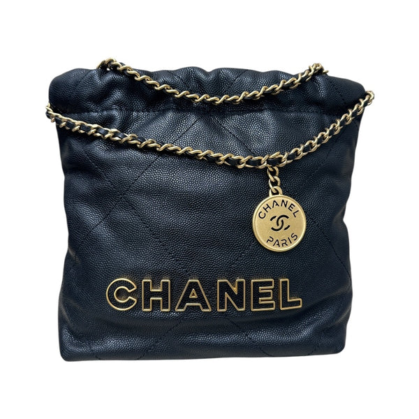 シャネル CHANEL CHANEL22 ミニ AS3980 ブラック ソフトキャビアスキン