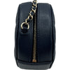 シャネル CHANEL マトラッセラウンドチェーンショルダー AP0245 28番台 ネイビー キャビアスキン レディース ショルダーバッグ