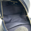 シャネル CHANEL マトラッセラウンドチェーンショルダー AP0245 28番台 ネイビー キャビアスキン レディース ショルダーバッグ
