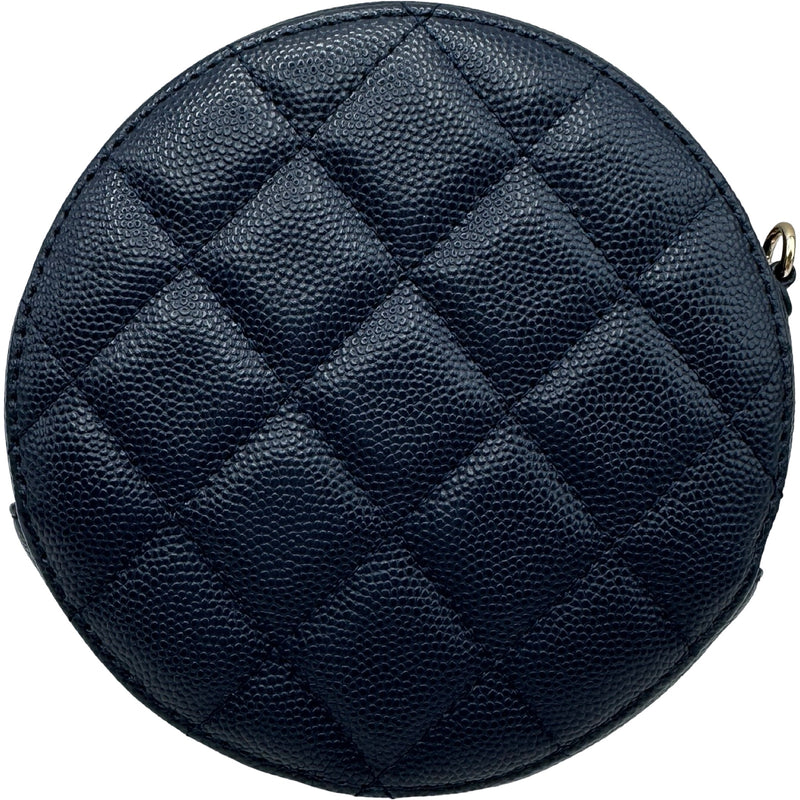 シャネル CHANEL マトラッセラウンドチェーンショルダー AP0245 28番台 