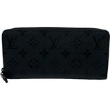 ルイ・ヴィトン LOUIS VUITTON ジッピーウォレットホリゾンタル M28048 ブラック モノグラムミッドナイト メンズ 長財布