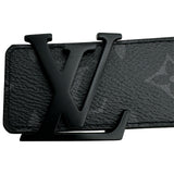 ルイ・ヴィトン LOUIS VUITTON サンチュールLVイニシャル40ｍｍ M0449 ノワール エクリプス メンズ ベルト