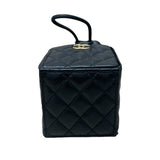 シャネル CHANEL マトラッセミニドローストリングバッグ 31番台 ブラック ラムスキン レディース その他バッグ