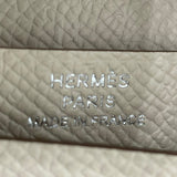 エルメス HERMES ベアンコンパクト W刻印 クレ シルバー金具 エプソン ユニセックス 二つ折り財布