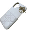 クリスチャン・ディオール Christian Dior Lady Dior iPhone16ケース S6003ONHG ライトブルー レザー レディース その他小物