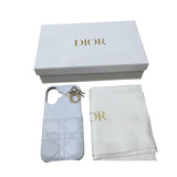 クリスチャン・ディオール Christian Dior Lady Dior iPhone16ケース S6003ONHG ライトブルー レザー レディース その他小物