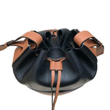 ロエベ LOEWE バルーンバッグスモール 326.75AC30 ブラック レザー レディース ショルダーバッグ