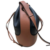 ロエベ LOEWE バルーンバッグスモール 326.75AC30 ブラック レザー レディース ショルダーバッグ