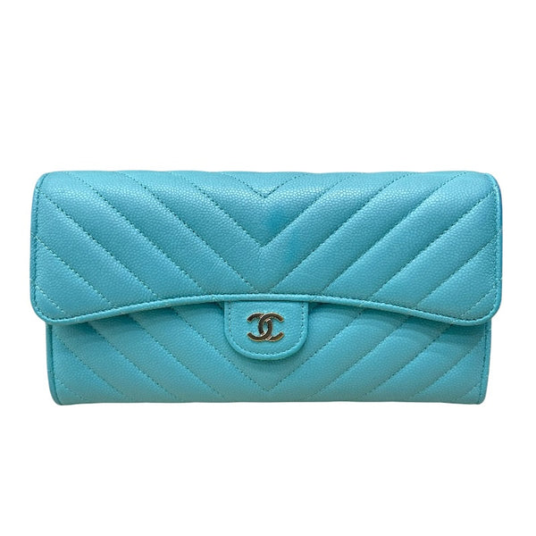 シャネル CHANEL マトラッセクラシックロングフラップウォレット
