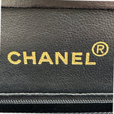 シャネル CHANEL ターンロックガマ口チェーンショルダー 4番台 ブラック ゴールド金具 ラム レディース ショルダーバッグ