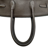エルメス HERMES バーキン30 □L刻印 エべンヌ シルバー金具 トリヨン ユニセックス ハンドバッグ