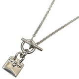 エルメス HERMES アミュレットバーキン ネックレス シルバー SV925 ジュエリー