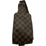 ルイ・ヴィトン LOUIS VUITTON ジェロニモス N51994 ブラウン ダミエ メンズ ウエストバッグ