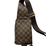 ルイ・ヴィトン LOUIS VUITTON ジェロニモス N51994 ブラウン ダミエ メンズ ウエストバッグ