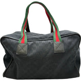 グッチ GUCCI GGキャンバスボストンバッグ 153240 ブラック GGキャンバス ユニセックス ボストンバッグ