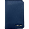 プラダ PRADA カードケース 2M0945 ネイビー シルバー金具 サフィアーノ メンズ カードケース