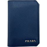 プラダ PRADA カードケース 2M0945 ネイビー シルバー金具 サフィアーノ メンズ カードケース