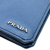 プラダ PRADA カードケース 2M0945 ネイビー シルバー金具 サフィアーノ メンズ カードケース