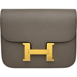 エルメス HERMES コンスタンススリム K刻印 ツンドラ ゴールド金具 エプソン レディース ポーチ