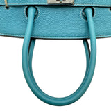 エルメス HERMES バーキン35 □K刻印 ブルージーン シルバー金具 トゴ レディース ハンドバッグ