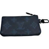 ルイ・ヴィトン LOUIS VUITTON デュオ・メッセンジャー M45730 ネイビー モノグラムシャドー メンズ ショルダーバッグ