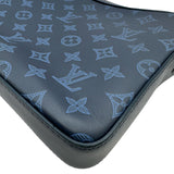 ルイ・ヴィトン LOUIS VUITTON デュオ・メッセンジャー M45730 ネイビー モノグラムシャドー メンズ ショルダーバッグ
