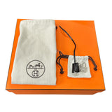 エルメス HERMES エールバッグジップPM K刻印 ブラック/ブルーリヴィエラ シルバー金具 ハンター/トワル レディース ショルダーバッグ