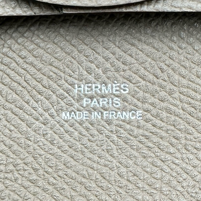エルメス HERMES バスティア B刻印 エトゥープ シルバー金具 エプソン