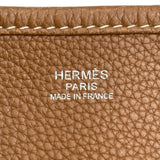 エルメス HERMES エヴリン3 PM □L刻印 ゴールド シルバー金具 トリヨン レディース ショルダーバッグ