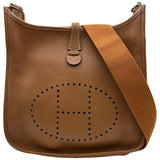 エルメス HERMES エヴリン3 PM □L刻印 ゴールド シルバー金具 トリヨン レディース ショルダーバッグ
