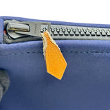 エルメス HERMES ネオバンMM ブルーマリン ブラック金具 ナイロン/ポリウレタン ユニセックス ポーチ