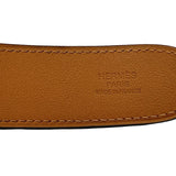 エルメス HERMES エトリヴィエールベルト110 W刻印 ブラック シルバー金具 トリヨン メンズ ベルト