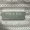 プラダ PRADA Re-Nylon トライアングルロゴポーチ 1NS369 グレー シルバー金具 ナイロン レディース ポーチ