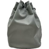 プラダ PRADA Re-Nylon トライアングルロゴポーチ 1NS369 グレー シルバー金具 ナイロン レディース ポーチ