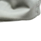 プラダ PRADA Re-Nylon トライアングルロゴポーチ 1NS369 グレー シルバー金具 ナイロン レディース ポーチ