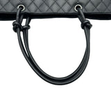 シャネル CHANEL カンボンライントート ラージ A25169 12番台 ブラック ラムスキン レディース トートバッグ