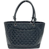 シャネル CHANEL カンボンライントート ラージ A25169 12番台 ブラック ラムスキン レディース トートバッグ