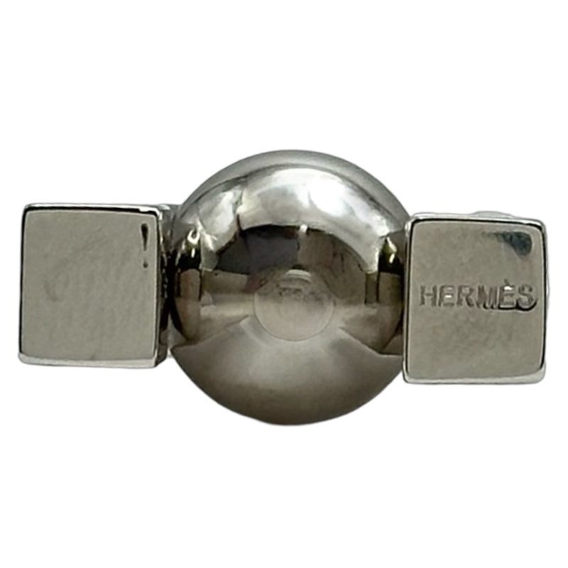 エルメス HERMES カデナ2001 L HOMME PEUT シルバー メタル レディース
