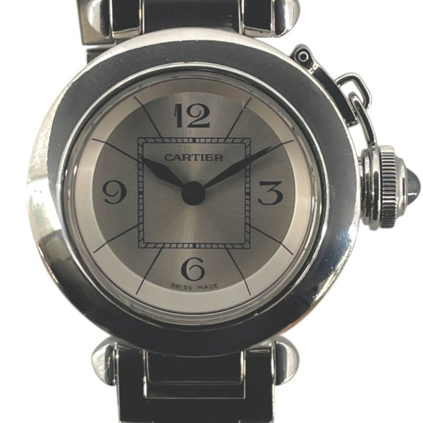 カルティエ Cartier ミスパシャ W3140007 シルバー SS レディース 腕時計