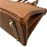 エルメス HERMES バーキン30 B刻 ゴールド/ゴールド金具 トゴ レディース ハンドバッグ