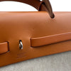 エルメス HERMES エールバッグMM □C刻 ベージュ/ゴールド ゴールド金具 トワル・レザー メンズ ショルダーバッグ