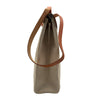 エルメス HERMES エールバッグMM □C刻 ベージュ/ゴールド ゴールド金具 トワル・レザー メンズ ショルダーバッグ