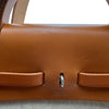 エルメス HERMES エールバッグMM □C刻 ベージュ/ゴールド ゴールド金具 トワル・レザー メンズ ショルダーバッグ