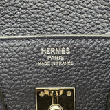 エルメス HERMES バーキン25 A刻 ブルーニュイ シルバー金具 トゴ レディース ハンドバッグ