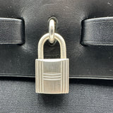 エルメス HERMES エールバッグMM □C刻 ブラック シルバー金具 トワル/レザー メンズ ショルダーバッグ