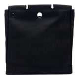 エルメス HERMES エールバッグMM □C刻 ブラック シルバー金具 トワル/レザー メンズ ショルダーバッグ